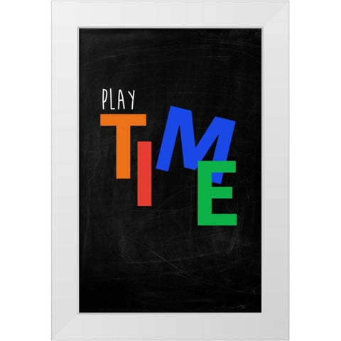 Kids Typo 2 White Modern Wood Framed Art Print by Brown,Victoria