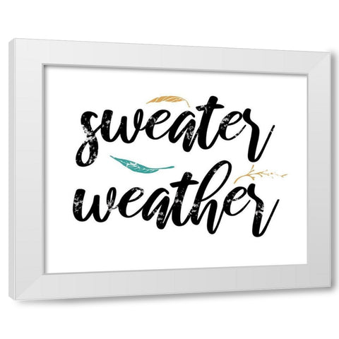 Sweater White Modern Wood Framed Art Print by Brown, Victoria