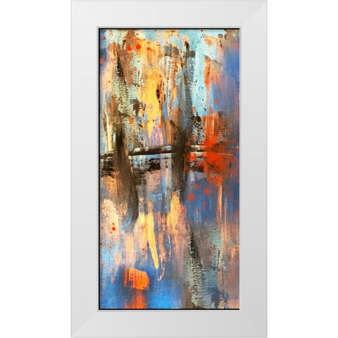 Console 1 White Modern Wood Framed Art Print by Brown,Victoria