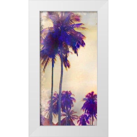 Thailand Palms 2 White Modern Wood Framed Art Print by Brown, Victoria