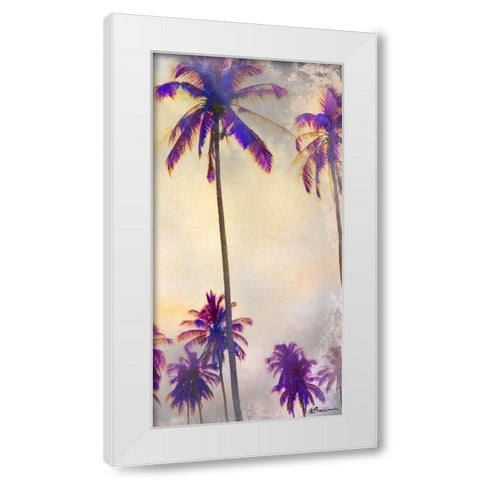 Thailand Palms 3 White Modern Wood Framed Art Print by Brown, Victoria