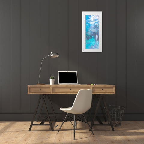 Deep Prisma Mate White Modern Wood Framed Art Print by Brown, Victoria