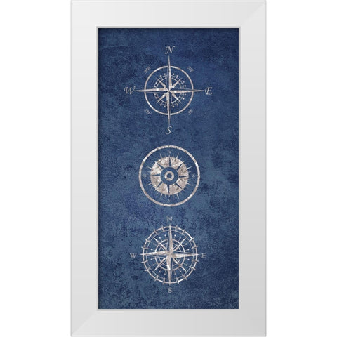 Lead The Coast 1 White Modern Wood Framed Art Print by Brown, Victoria