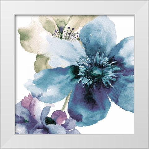 Aromatic Botanics White Modern Wood Framed Art Print by Brown, Victoria