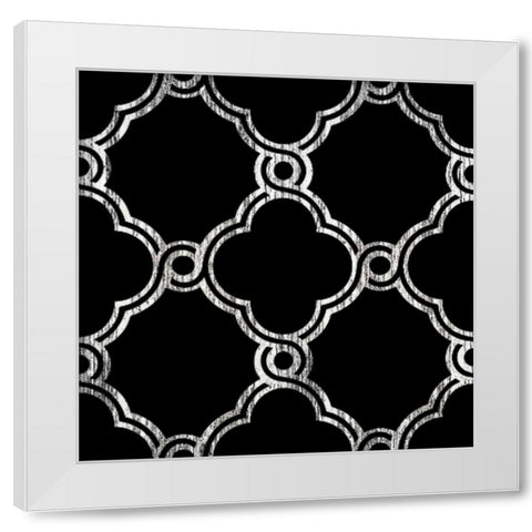 Black Fence 1 White Modern Wood Framed Art Print by Brown, Victoria
