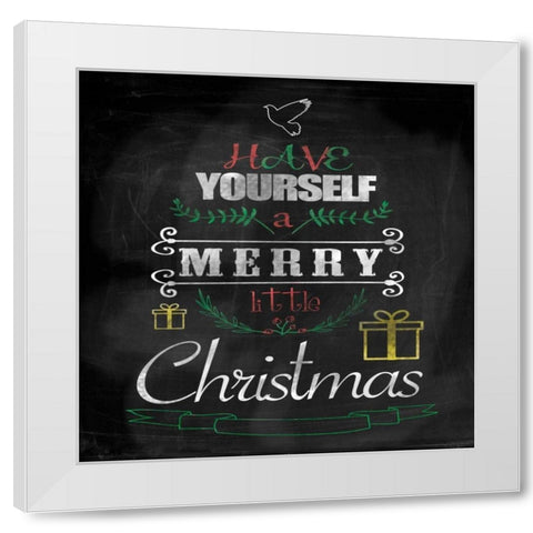 Christmas 1 White Modern Wood Framed Art Print by Brown, Victoria