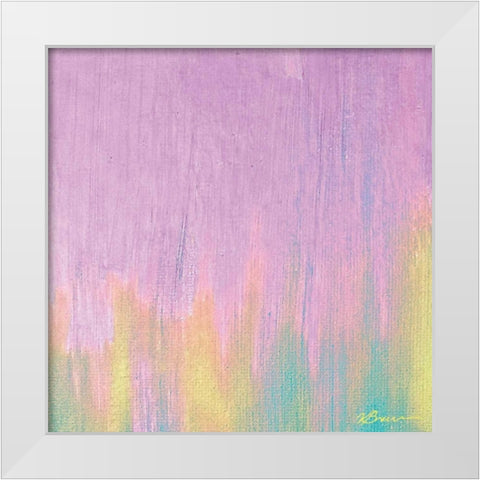 Cotton Candy 1 White Modern Wood Framed Art Print by Brown, Victoria