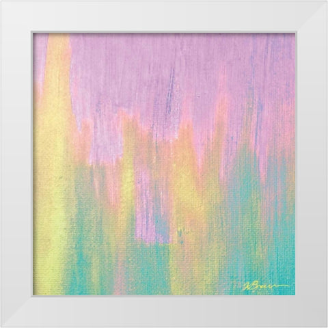Cotton Candy 4 White Modern Wood Framed Art Print by Brown, Victoria