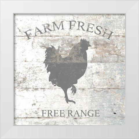 Farm House Fresh White Modern Wood Framed Art Print by Brown,Victoria