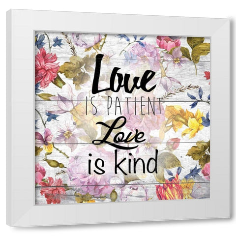 Love Patient 2 White Modern Wood Framed Art Print by Brown, Victoria