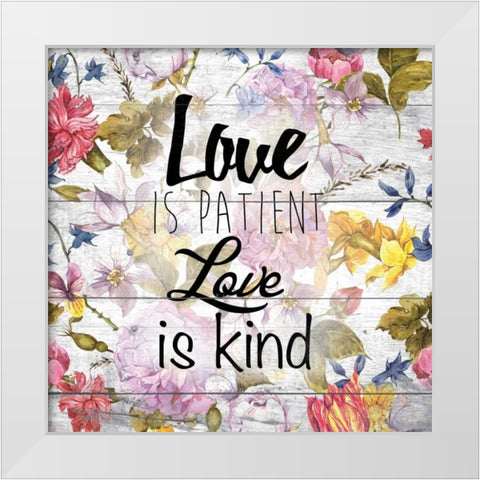 Love Patient 2 White Modern Wood Framed Art Print by Brown, Victoria
