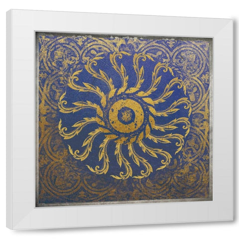 Tile 2 White Modern Wood Framed Art Print by Brown, Victoria