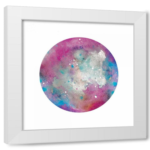 Galaxy 1 White Modern Wood Framed Art Print by Brown,Victoria