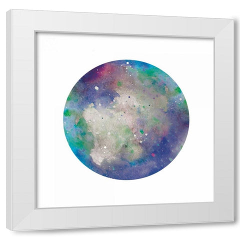 Galaxy 2 White Modern Wood Framed Art Print by Brown,Victoria