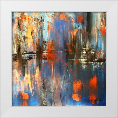 Reawakening White Modern Wood Framed Art Print by Brown,Victoria