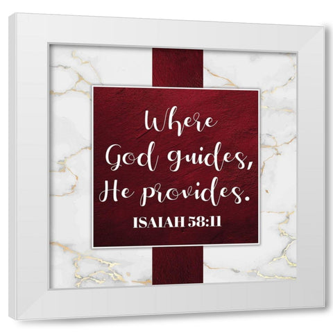 Religious 2 White Modern Wood Framed Art Print by Brown, Victoria