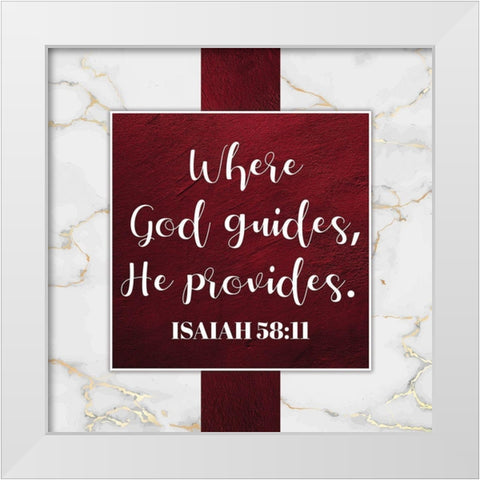 Religious 2 White Modern Wood Framed Art Print by Brown, Victoria