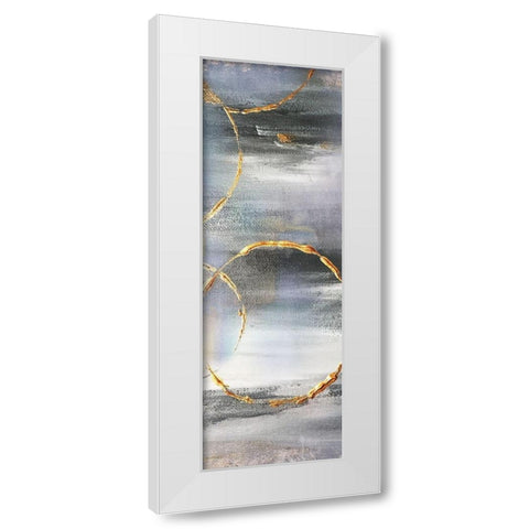 Stranger Motion 3 White Modern Wood Framed Art Print by Brown, Victoria