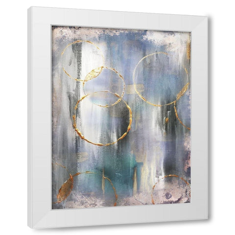 Strange Emotions 1 White Modern Wood Framed Art Print by Brown, Victoria