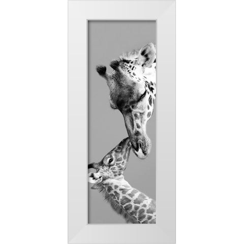 Infinite Love White Modern Wood Framed Art Print by Parker, Suzann, Frank