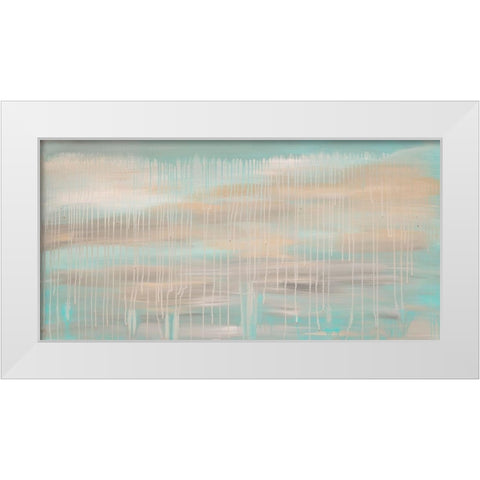 Muted Skies White Modern Wood Framed Art Print by Barski, Karen