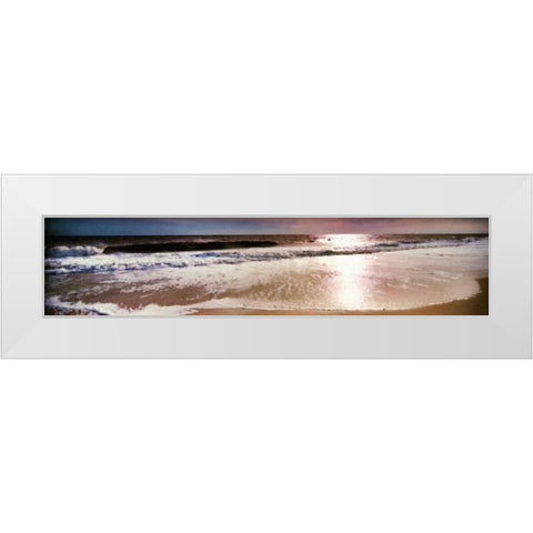 Lavendar Sunset White Modern Wood Framed Art Print by Foschino, Suzanne