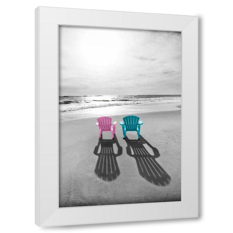 Adirondak Pastels White Modern Wood Framed Art Print by Foschino, Suzanne