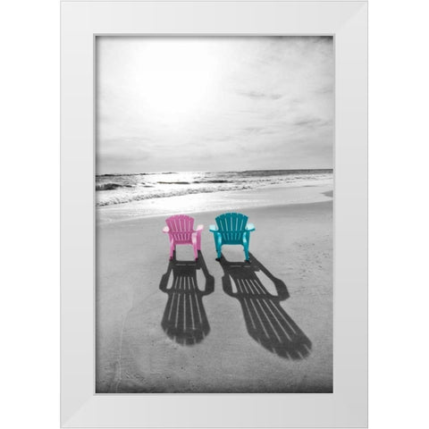 Adirondak Pastels White Modern Wood Framed Art Print by Foschino, Suzanne
