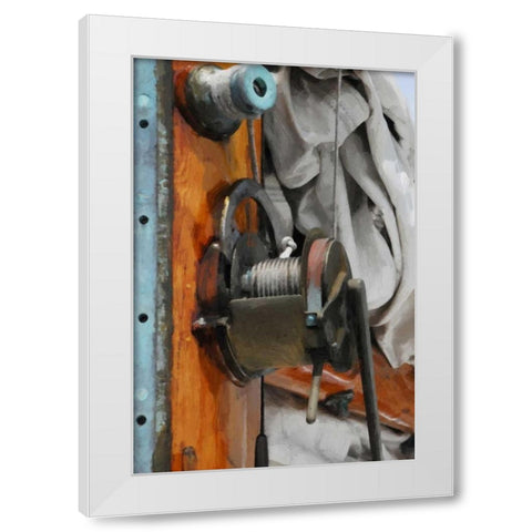 Ships Wench White Modern Wood Framed Art Print by Foschino, Suzanne