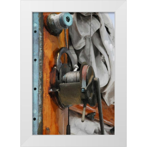 Ships Wench White Modern Wood Framed Art Print by Foschino, Suzanne