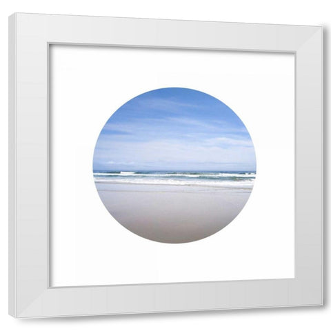 Choppy Waves Abroad White Modern Wood Framed Art Print by Foschino, Suzanne
