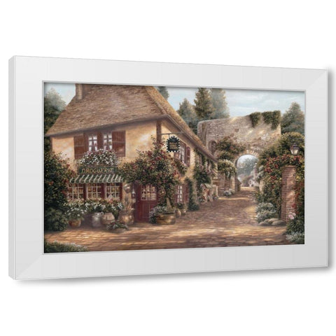 Ruelle Saint Amant White Modern Wood Framed Art Print by Brown, Betsy
