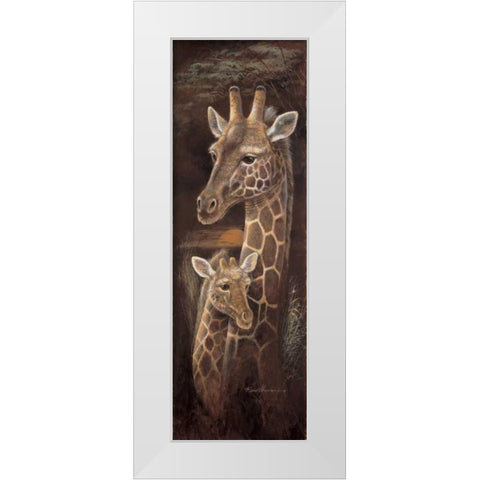 Love and Devotion White Modern Wood Framed Art Print by Manning, Ruane