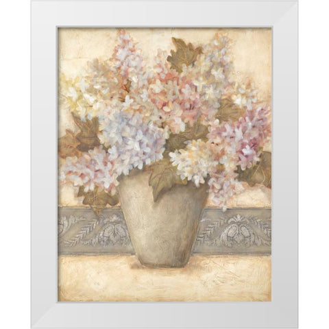 Carols Bouquet II White Modern Wood Framed Art Print by Robinson, Carol