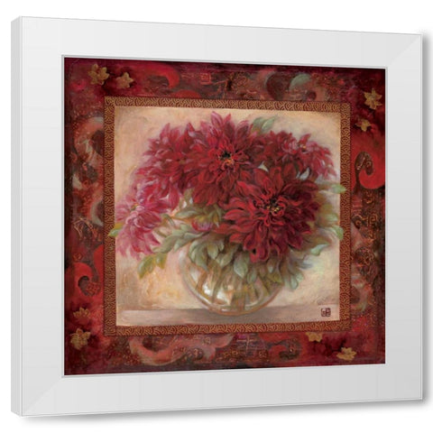 Red Enchantment II White Modern Wood Framed Art Print by Lee, Su Yue