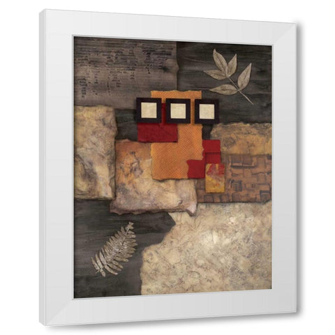 Designer Foliage I White Modern Wood Framed Art Print by Olson, Norm