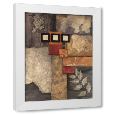 Designer Foliage II White Modern Wood Framed Art Print by Olson, Norm