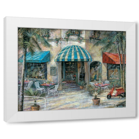 Christines South White Modern Wood Framed Art Print by Manning, Ruane