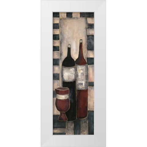 Tribal Texture II White Modern Wood Framed Art Print by Combs, Joyce