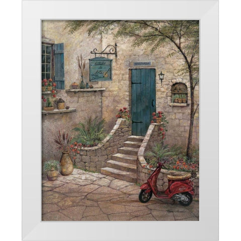 Estudio de Arte White Modern Wood Framed Art Print by Manning, Ruane