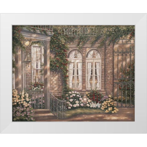 New Orleans Twilight I White Modern Wood Framed Art Print by Brown, Betsy