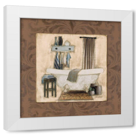 Do Not Disturb II White Modern Wood Framed Art Print by Robinson, Carol