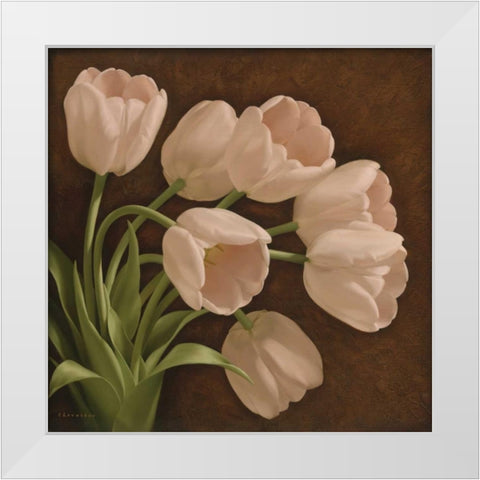 Summer Scent I White Modern Wood Framed Art Print by Levashov, Igor