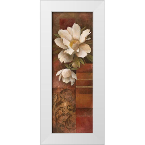 Eloquence II White Modern Wood Framed Art Print by Vollherbst-Lane, Elaine