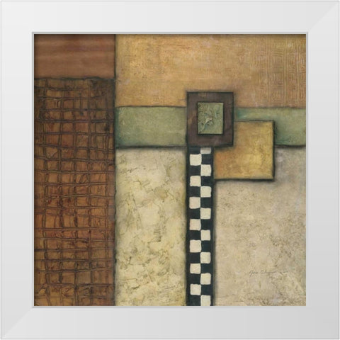 Organic Fundamentals I White Modern Wood Framed Art Print by Olson, Norm