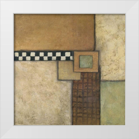 Organic Fundamentals II White Modern Wood Framed Art Print by Olson, Norm