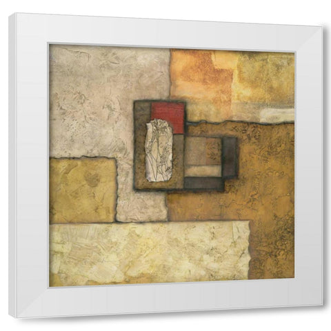 Organic Fundamentals III White Modern Wood Framed Art Print by Olson, Norm
