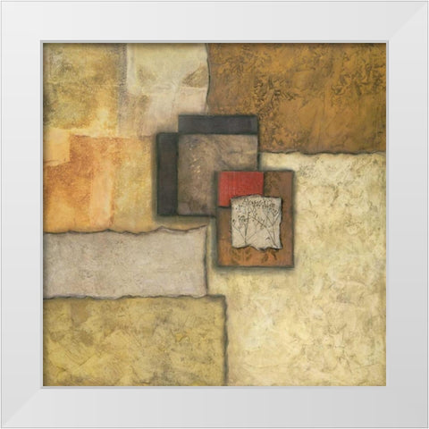 Organic Fundamentals IV White Modern Wood Framed Art Print by Olson, Norm