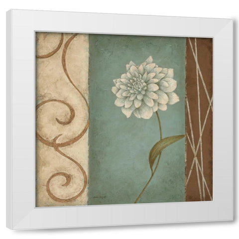 Softer Side II White Modern Wood Framed Art Print by Carroll, Jane