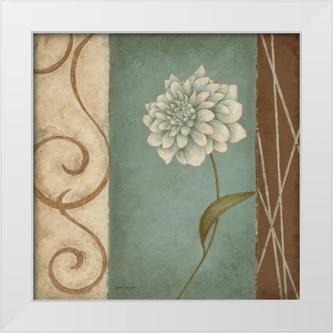 Softer Side II White Modern Wood Framed Art Print by Carroll, Jane